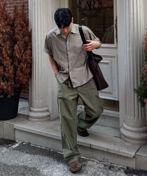 OUTSTANDING（アウトスタンディング）の「BACK SATIN FATIGUE PANTS(ORIGINAL FIT)_WASHED OLIVE（その他パンツ・メンズ・その他・SMALL/MEDIUM/LARGE）」の10枚目の写真
