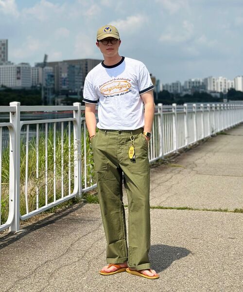 OUTSTANDING（アウトスタンディング）の「BACK SATIN FATIGUE PANTS(ORIGINAL FIT)_WASHED OLIVE（その他パンツ・メンズ・その他・SMALL/MEDIUM/LARGE）」の11枚目の写真