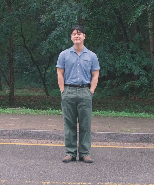 OUTSTANDING（アウトスタンディング）の「BACK SATIN FATIGUE PANTS(ORIGINAL FIT)_WASHED OLIVE（その他パンツ・メンズ・その他・SMALL/MEDIUM/LARGE）」の12枚目の写真