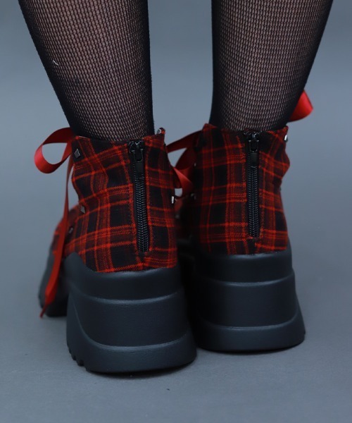 NIBBLE POISON（ニブルポイズン）の「レースアップパンプス（パンプス・レディース・ブラック/ワイン・SMALL/MEDIUM/LARGE）」の8枚目の写真