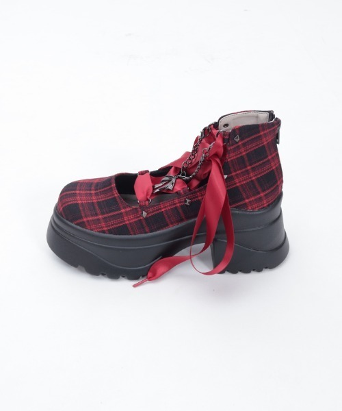 NIBBLE POISON（ニブルポイズン）の「レースアップパンプス（パンプス・レディース・ブラック/ワイン・SMALL/MEDIUM/LARGE）」の10枚目の写真