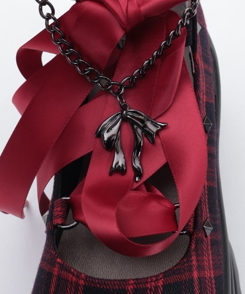 NIBBLE POISON（ニブルポイズン）の「レースアップパンプス（パンプス・レディース・ブラック/ワイン・SMALL/MEDIUM/LARGE）」の15枚目の写真
