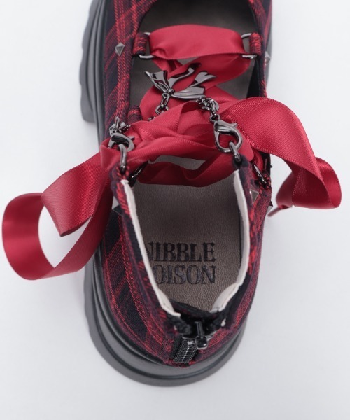 NIBBLE POISON（ニブルポイズン）の「レースアップパンプス（パンプス・レディース・ブラック/ワイン・SMALL/MEDIUM/LARGE）」の20枚目の写真
