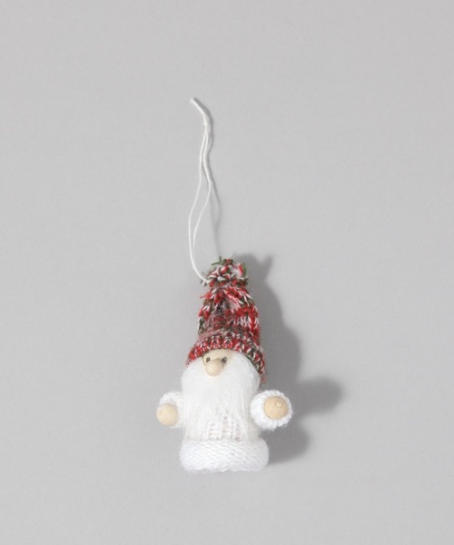X'mas ITEM】サンタオーナメント ホワイト / TODAY'S SPECIAL