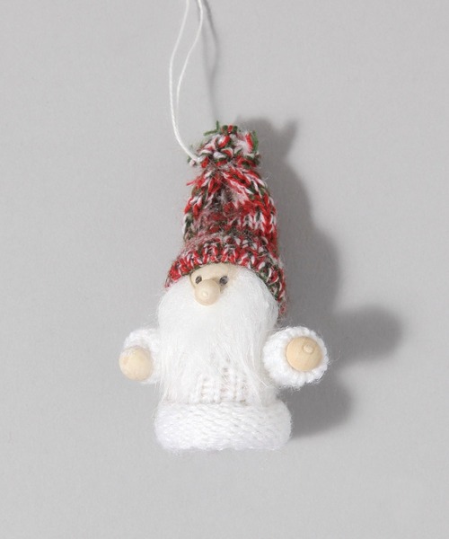 X'mas ITEM】サンタオーナメント ホワイト / TODAY'S SPECIAL