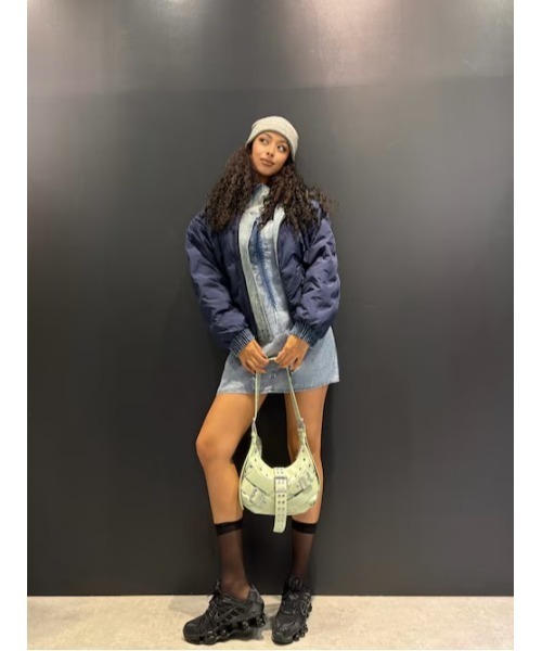 Desigual(デシグアル)の「フリンジジッパーデニムシャツミニワンピ(ワンピース・レディース・ブルー・S/L/XL/XS/M)」の1枚目の写真