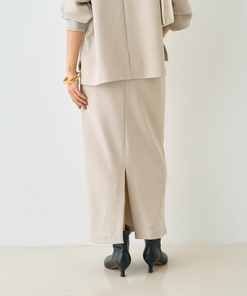 Rouge vif（ルージュヴィフ）の「【セットアップ対応】ダブルエアータイトスカート（スカート・レディース・チャコールグレー/ベージュ・36/38）」の15枚目の写真