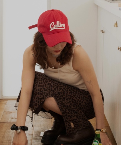 jumelle（ジュメロ）の「base logo cap（キャップ・レディース・レッド・FREE）」の20枚目の写真