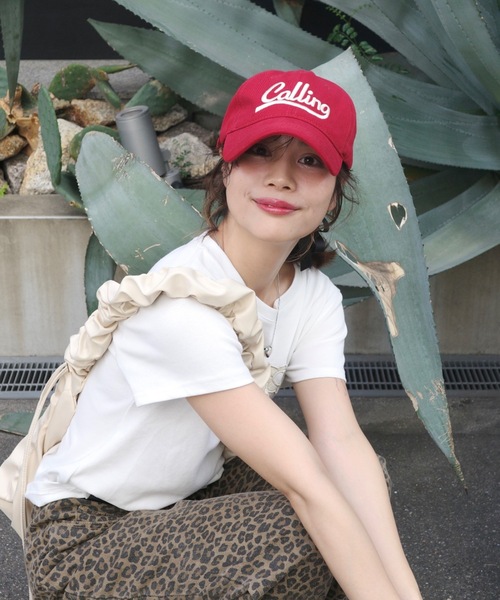 jumelle（ジュメロ）の「base logo cap（キャップ・レディース・レッド・FREE）」の10枚目の写真