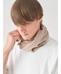 JOHN SMEDLEY（ジョンスメドレー）の「[Anglo Indian Gauze] 無地ニットスカーフ（バンダナ/スカーフ）」