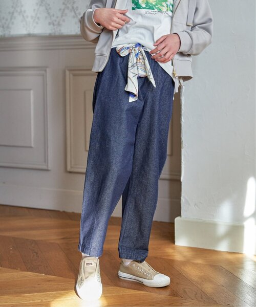 ikka(イッカ)の「スカーフベルト付きバレルデニムパンツ(デニムパンツ・キッズ・ブルー/ネイビー・130/140/150/160)」の15枚目の写真