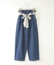 ikka（イッカ）の「スカーフベルト付きバレルデニムパンツ（デニムパンツ）」