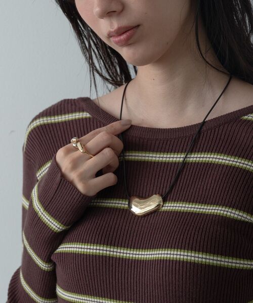 GALLEST（ギャレスト）の「バックオープンボーダーリブニット（ニット/セーター・レディース・アイボリー系2/グレー系2/ブラウン系その他3・38）」の19枚目の写真