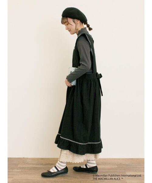 Samansa Mos2（サマンサ モスモス）の「【Alice×Samansa Mos2】配色エプロンワンピース（ワンピース・レディース・オフホワイト/ベージュ/ブラック・F）」の19枚目の写真