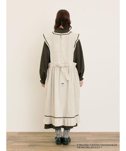 Samansa Mos2（サマンサ モスモス）の「【Alice×Samansa Mos2】配色エプロンワンピース（ワンピース・レディース・オフホワイト/ベージュ/ブラック・F）」の22枚目の写真