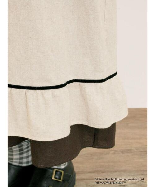 セール】【Alice×Samansa Mos2】配色エプロンワンピース（ワンピース