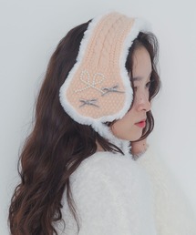 WEGO | WEGO/リボンモチーフニットイヤーマフ(イヤーマフ)