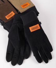 UNIVERSAL OVERALL（ユニバーサルオーバーオール）の「【79】【UNIVERSAL OVERALL/ユニバーサルオーバーオール】ブランドロゴ ストレッチ コーデュロイグローブ/ スマートフォン対応/手袋/防寒（手袋・メンズ）」