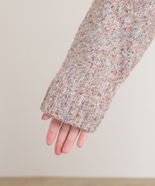 Emago(イマゴ)の「EMAGO チェック編みとお花刺繍プルオーバー(ニット/セーター・レディース・アイボリー/ブラック/マスタード・FREE)」の21枚目の写真