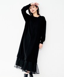 UNTITLED | 【TORRAZZO DONNA】ニット×チュールワンピース(ワンピース)