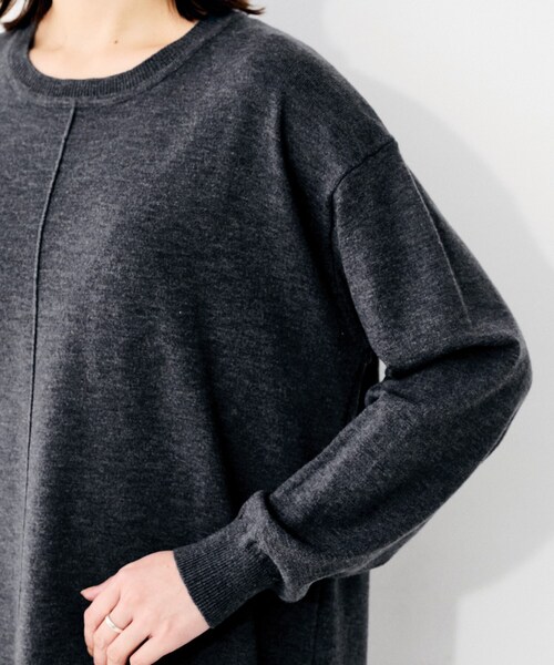 UNTITLED(アンタイトル)の「【TORRAZZO DONNA】ニット×チュールワンピース(ワンピース・レディース・ブラック/グレー・02)」の16枚目の写真