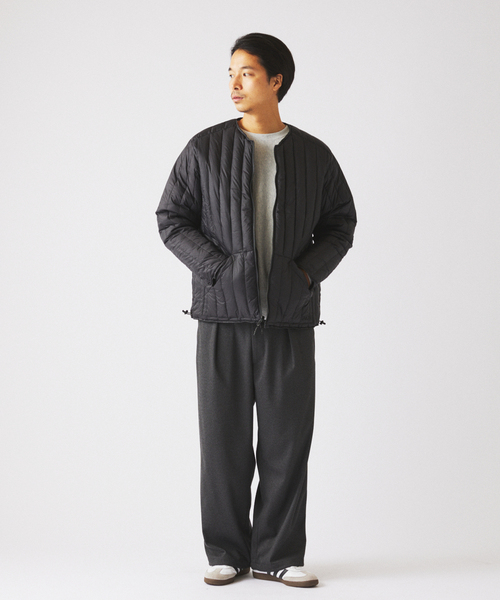 TAION / タイオン 別注 ヴァーチカルキルト リバーシブル ダウン