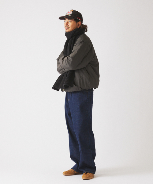 TAION / タイオン 別注 ヴァーチカルキルト リバーシブル ダウン