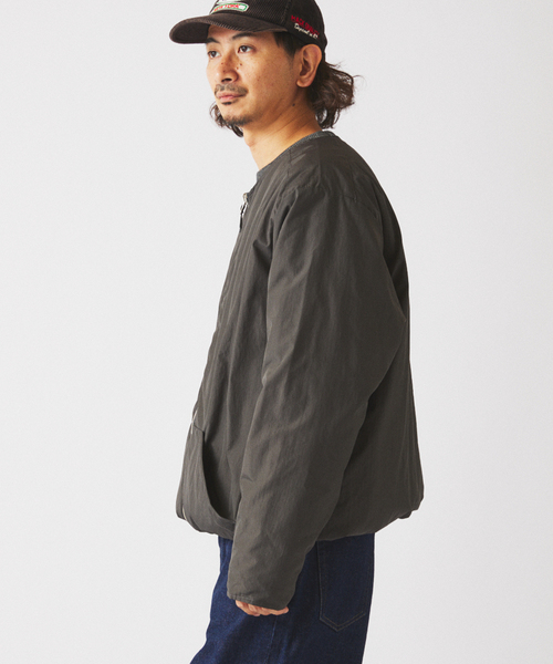 TAION / タイオン 別注 ヴァーチカルキルト リバーシブル ダウン