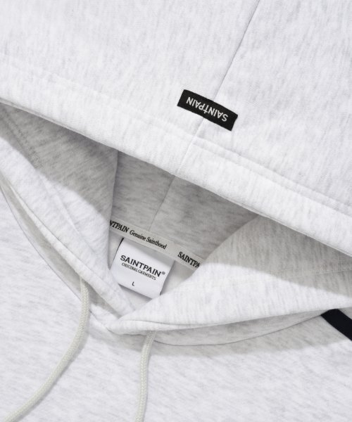 SAINTPAIN(セイントペイン)の「SPチームリーグフードパーカー-アッシュメランジ(パーカー・レディース・その他・X-SMALL/LARGE/MEDIUM/SMALL)」の3枚目の写真