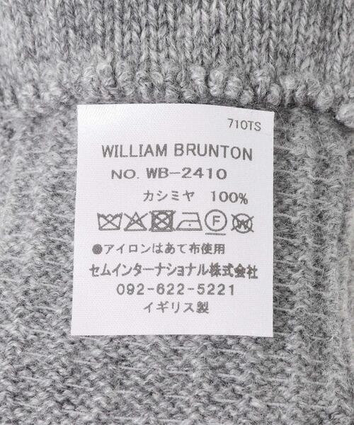 WILLIAM BRUNTON(ウィリアムブラントン)の「WILLIAM BRUNTON 3ply Long Gloves(手袋・レディース・グレー/ピンク/ベージュ・FREE)」の14枚目の写真