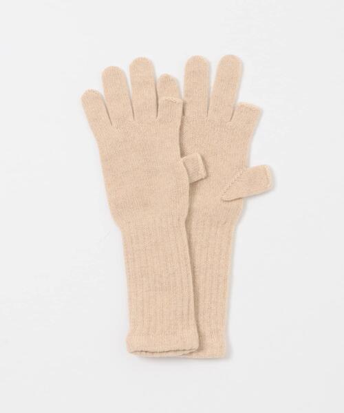 WILLIAM BRUNTON(ウィリアムブラントン)の「WILLIAM BRUNTON 3ply Long Gloves(手袋・レディース・グレー/ピンク/ベージュ・FREE)」の9枚目の写真