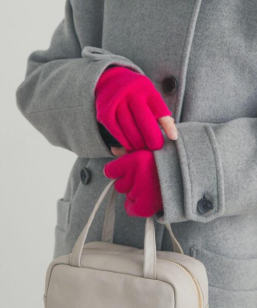 WILLIAM BRUNTON(ウィリアムブラントン)の「WILLIAM BRUNTON 3ply Long Gloves(手袋・レディース・グレー/ピンク/ベージュ・FREE)」の6枚目の写真