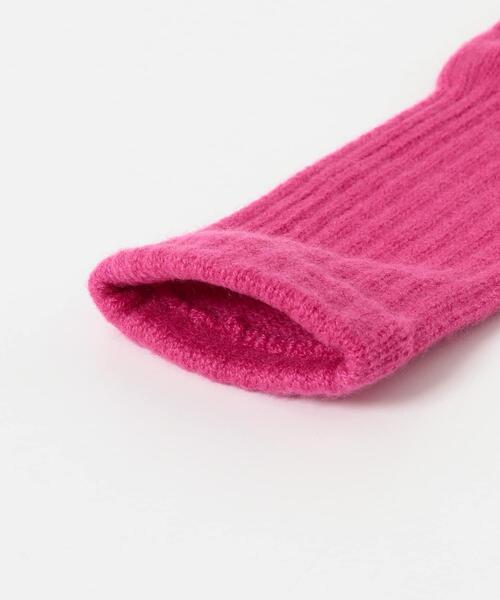 WILLIAM BRUNTON(ウィリアムブラントン)の「WILLIAM BRUNTON 3ply Long Gloves(手袋・レディース・グレー/ピンク/ベージュ・FREE)」の4枚目の写真