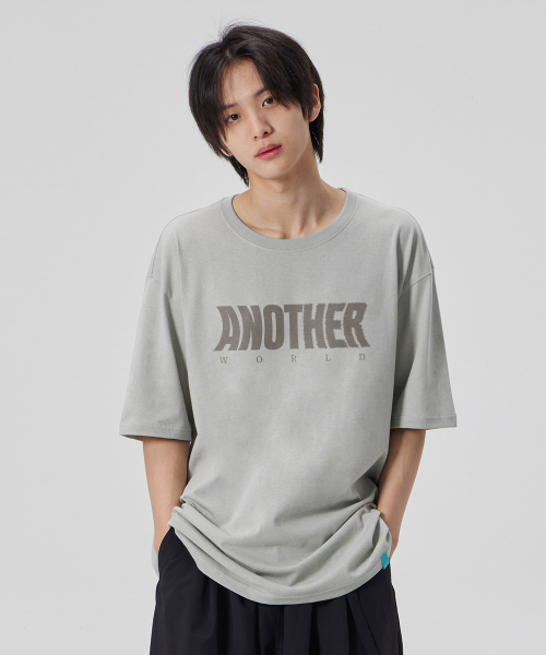 ASTRAL PROJECTION（アストラルプロジェクション）の「[アナザー]コットンルーズフィット半袖Tシャツ_ダスティミント（Tシャツ/カットソー・メンズ・その他・MEDIUM/LARGE/X-LARGE/XX-LARGE）」の2枚目の写真