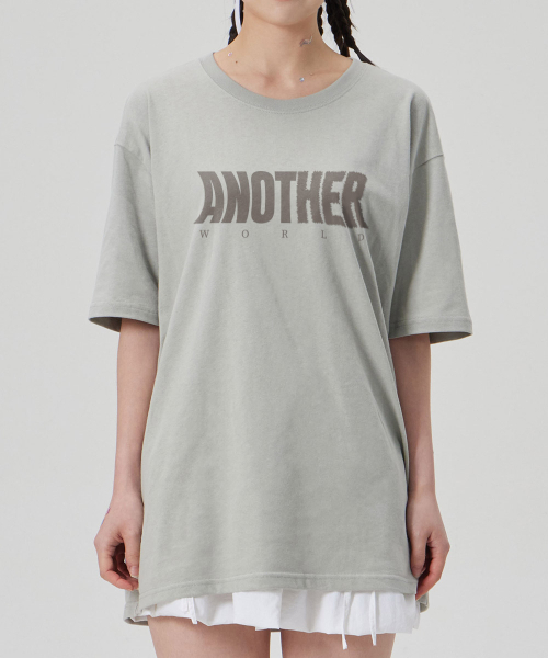 ASTRAL PROJECTION（アストラルプロジェクション）の「[アナザー]コットンルーズフィット半袖Tシャツ_ダスティミント（Tシャツ/カットソー・メンズ・その他・MEDIUM/LARGE/X-LARGE/XX-LARGE）」の3枚目の写真