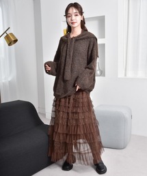 Y/lim（イリム）の「セーラーマフラー付きビッグニット（ニット/セーター）」