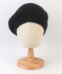 UNIVERSAL CHEMISTRY（ユニバーサルケミストリー）の「ウールブラックニットベレー（ハンチング/ベレー帽）」