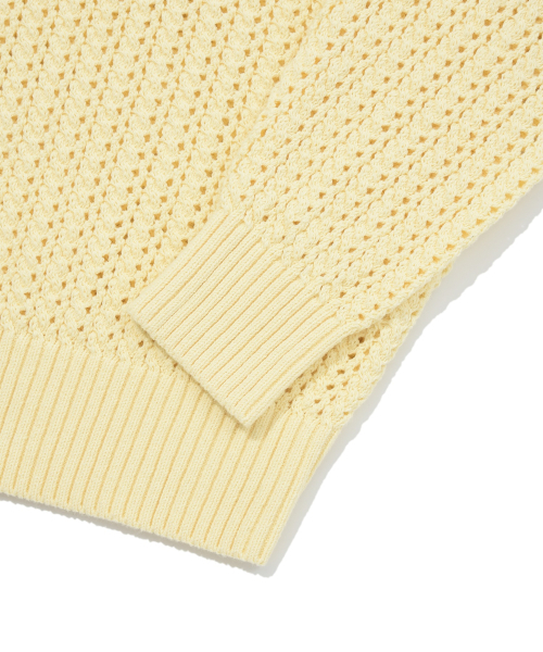 COVERNAT（カバーナット）の「アセンティッククロシェカラー ニット ライトイエロー（ニット/セーター・レディース・その他・LARGE/MEDIUM/SMALL）」の6枚目の写真