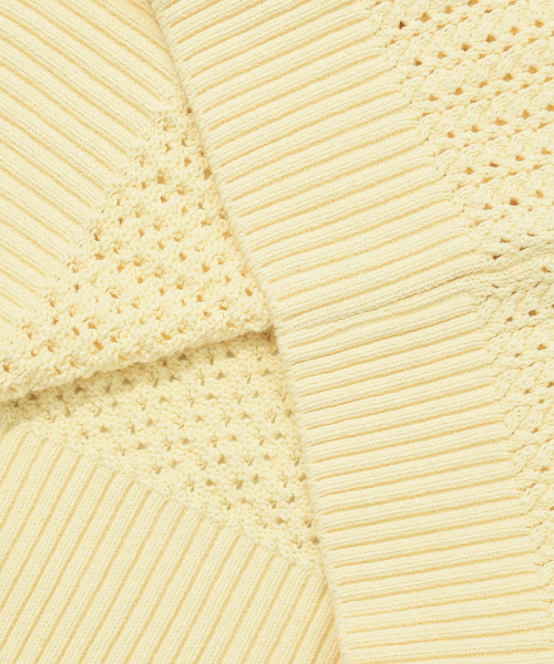 COVERNAT（カバーナット）の「アセンティッククロシェカラー ニット ライトイエロー（ニット/セーター・レディース・その他・LARGE/MEDIUM/SMALL）」の8枚目の写真