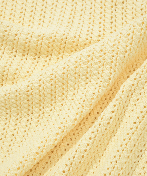 COVERNAT（カバーナット）の「アセンティッククロシェカラー ニット ライトイエロー（ニット/セーター・レディース・その他・LARGE/MEDIUM/SMALL）」の9枚目の写真