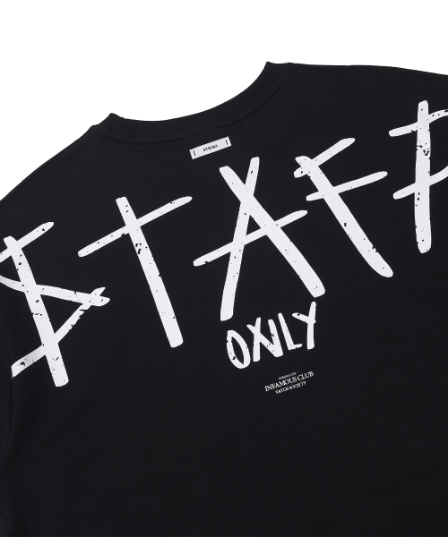 STIGMA(スティグマ)の「スタッフ セミオーバーサイズ Tシャツ ブラック(Tシャツ/カットソー・メンズ・その他・MEDIUM/LARGE/X-LARGE)」の6枚目の写真