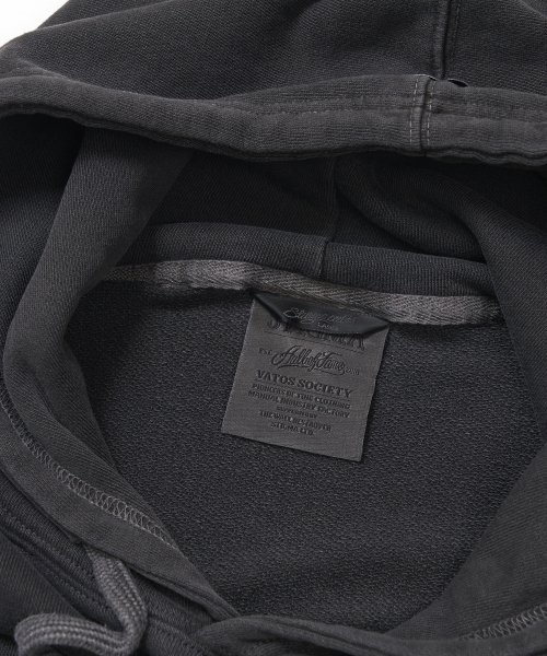 STIGMA(スティグマ)の「PIGMENT ML HOODIE CHACOAL(パーカー・メンズ・その他・LARGE/MEDIUM/X-LARGE)」の3枚目の写真