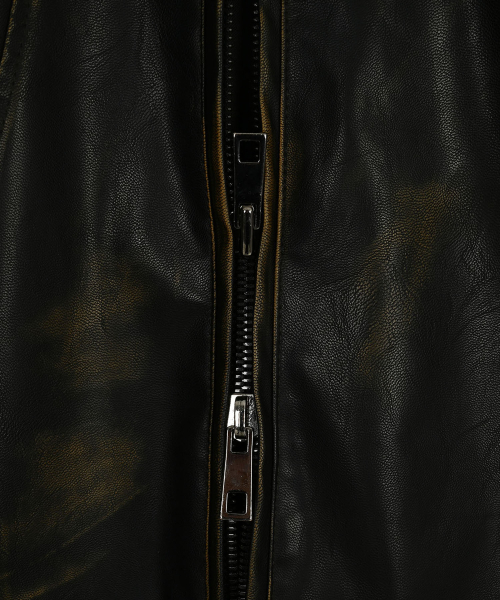 SENTAIR（センテア）の「ディストレスドウォッシングレザージャケット（ライダースジャケット・メンズ・その他・46/48）」の12枚目の写真