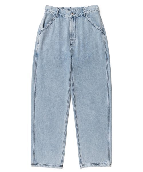 AOTT(アンアウトピット)の「ステッチワイドデニムパンツライトブルー(デニムパンツ・メンズ・スカイブルー・MEDIUM/X-LARGE/LARGE)」の2枚目の写真