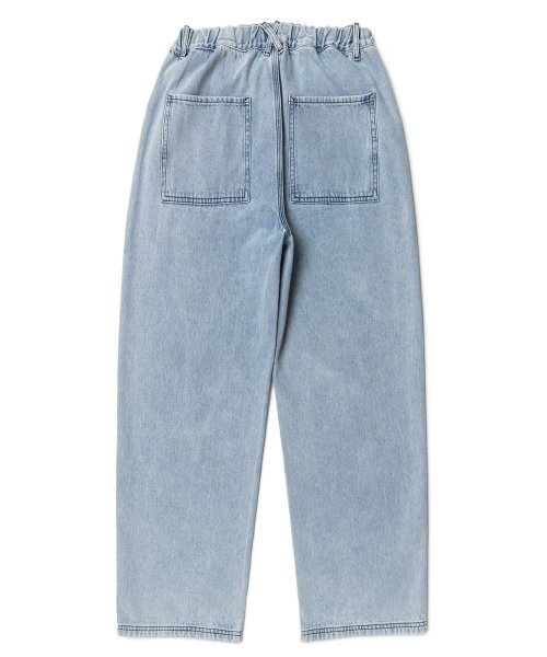 AOTT(アンアウトピット)の「ステッチワイドデニムパンツライトブルー(デニムパンツ・メンズ・スカイブルー・MEDIUM/X-LARGE/LARGE)」の3枚目の写真