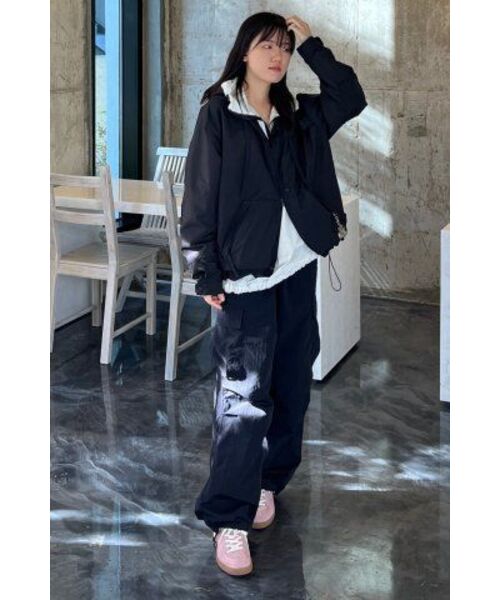 NONBLANK(ノンブランク)の「ウィンドブレーカー_BLACK(ナイロンジャケット・メンズ・その他・MEDIUM/LARGE/X-LARGE)」の9枚目の写真