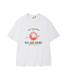 DYSFUNCT（ディスファンクト）の「SAVE THE WORLD T-SHIRT(WHITE)（Tシャツ/カットソー）」