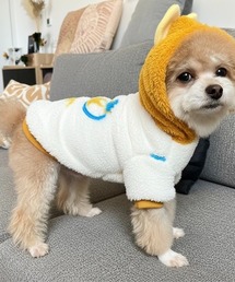 IO（イオ）（イオ）の「IO Select / ペット服 ペットウェア リードフック付き 恐竜 フード付きパーカ YWG-0009（ペットウェア）」