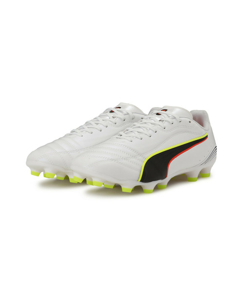 PUMA(プーマ)の「PUMA プーマ メンズ キング 20 アルティメット JP HG/AG サッカースパイク(スニーカー・メンズ・ライム・27.5cm/26.0cm/26.5cm/28.0cm/27.0cm)」の2枚目の写真