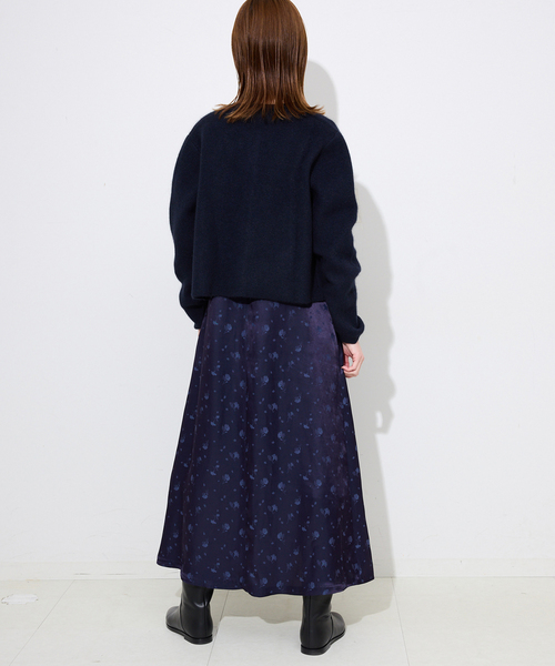 セール】habi フラワージャガードドレス（ワンピース）｜SLOBE IENA